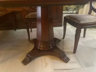 Mueble Comedor Madera Oscura