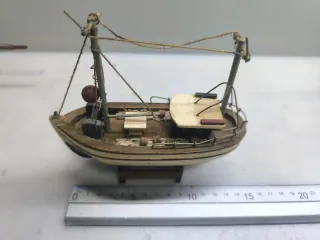 Lote 7 Barcos Madera Maquetas
