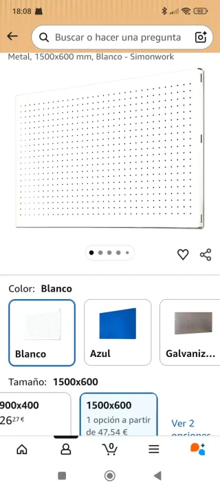 Panel perforado para herramientas + accesorios ✅