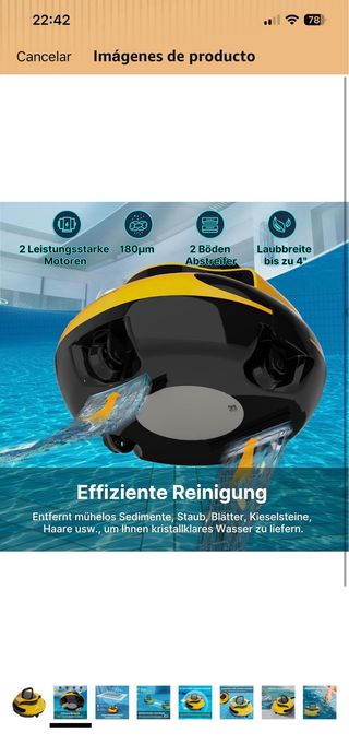 Robot Limpiafondos POOLPURE 2025