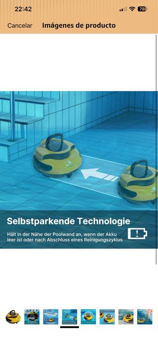 Robot Limpiafondos POOLPURE 2025