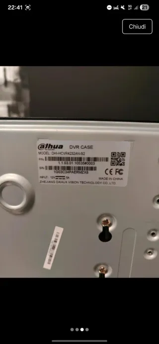 Dvr Dahua 32 canali bnc e 4 ip
