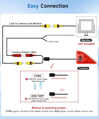 Cámara Tercera Luz Freno Ajustable 15°