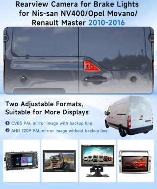 Cámara Tercera Luz Freno Ajustable 15°