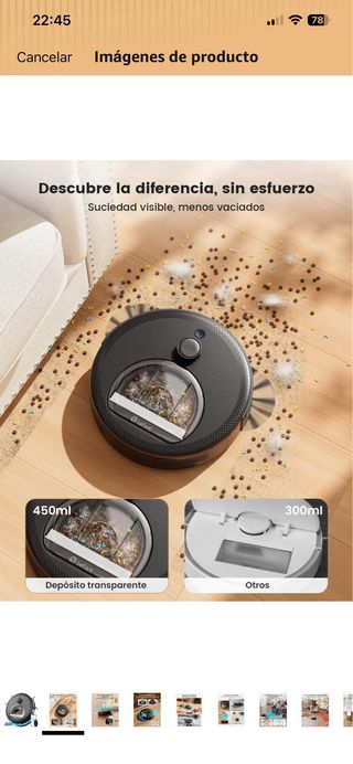 Lefant M330 Pro Robot Aspirador y Fregasuelos