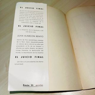Libro ensayo EL JUICIO FINAL