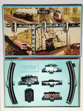 Vintage! Tren Eléctrico antiguo juguete HO