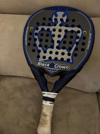 Pala de pádel Black Crown Dañada