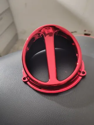 Copertura ventola raffreddamento rossa