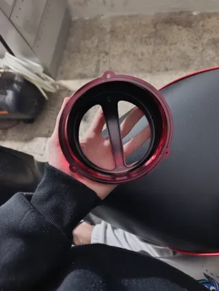 Copertura ventola raffreddamento rossa