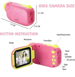 Fotocamera Digitale Bambini Schermo LED 2