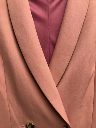 Chaqueta blazer rosa mujer