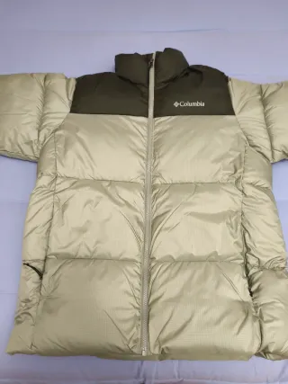 Chaqueta Columbia Talla S Plumas negro/Verde