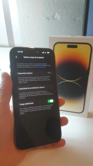 iPhone 14 Pro Max Dorado 128GB✅