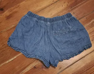 Calções de ganga Lefties com folhos