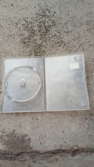 Custodie DVD trasparenti e nere circa 200 pz