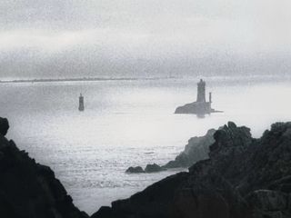 Fotografia bianco e nero analogica, incorniciata