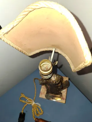 Lampada donna Liberty 1900 Art Nouveau