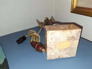 Lampada donna Liberty 1900 Art Nouveau