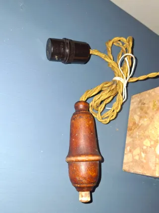 Lampada donna Liberty 1900 Art Nouveau