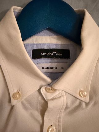 Camisa Amichi Blanca Manga Larga