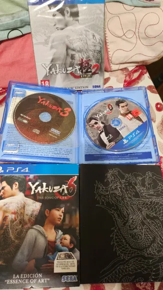Pack Yakuza PS4 (Yakuza 0, Kiwami, 6)