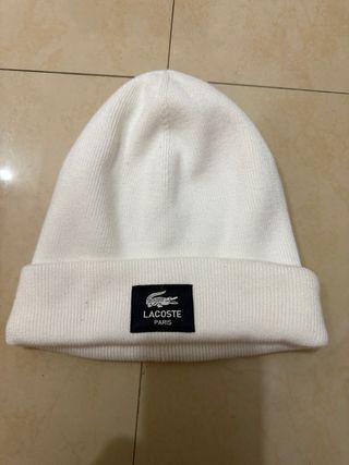Gorro Lacoste Blanco