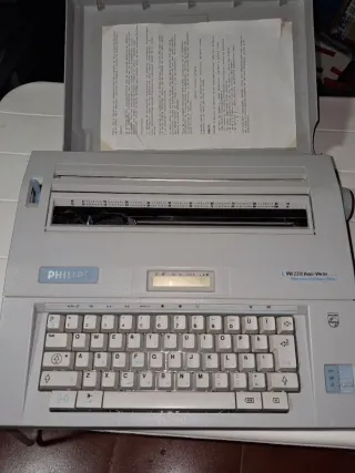 Máquina de escribir eléctrica Philips