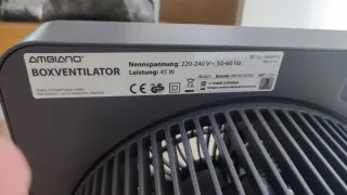 Ventilador de Caja Ambiano 3 Velocidades