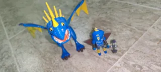 Playmobil Dragón Tormenta Azul y Jinet