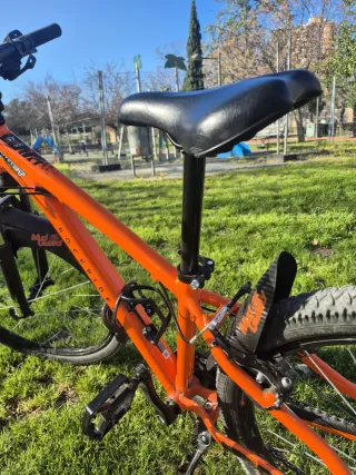Bicicleta Montaña Rockrider ST 500 Naranja