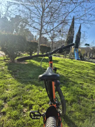 Bicicleta Montaña Rockrider ST 500 Naranja