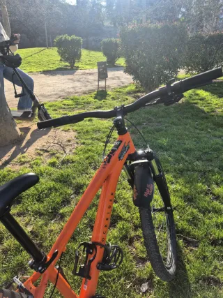 Bicicleta Montaña Rockrider ST 500 Naranja
