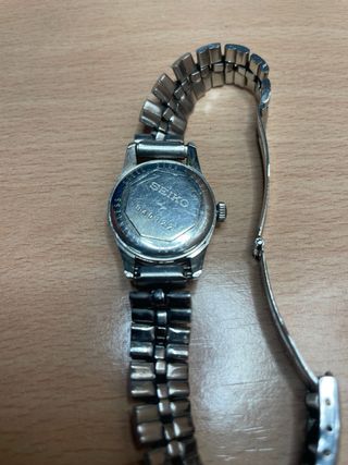 Reloj Seiko Automático Vintage Mujer Plata