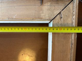 Marco rectangular dorado y beige