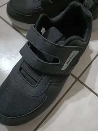 Scarpe bambino nere e grigie