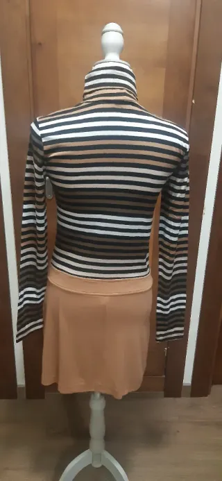 Vestido punto Stradivarius rayas
