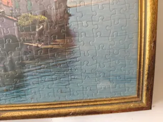 Puzzle incorniciato paesaggio lago