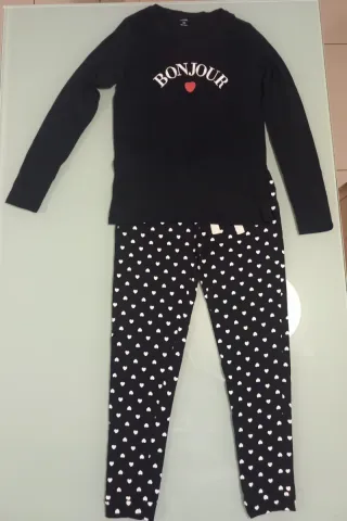 Pigiama donna cuoricini Kiabi XS  Come 14 anni