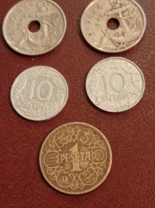 Lote monedas españolas antiguas