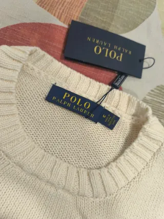 Jersey Polo Ralph Lauren Bandera USA Talla M mujer