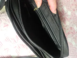 Bolso Misako Negro Tejido