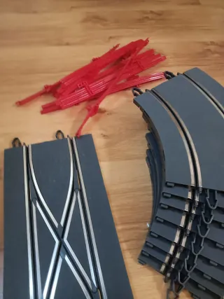 Lote Pistas Scalextric Grises Advance, Analógico