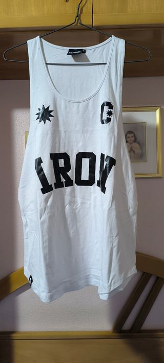 Lote 2 camisetas hombre blancas Capponi