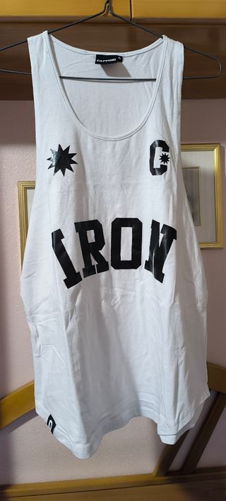 Lote 2 camisetas hombre blancas Capponi