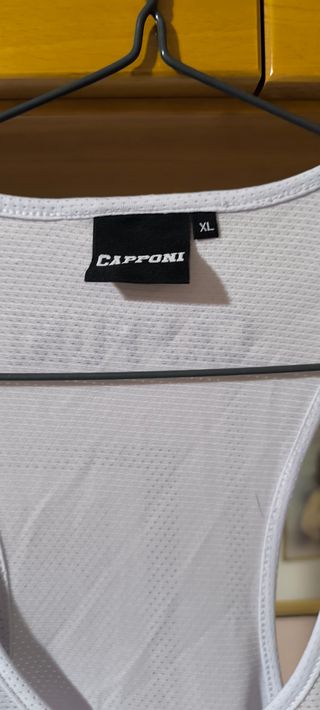 Lote 2 camisetas hombre blancas Capponi