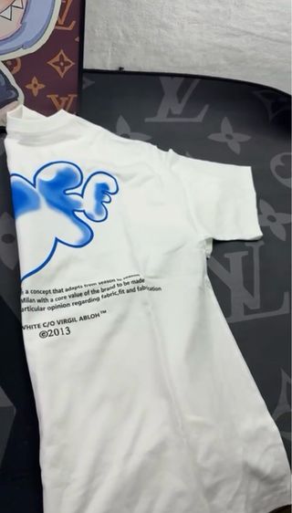 Camiseta Off-White Blanca Algodón Premium