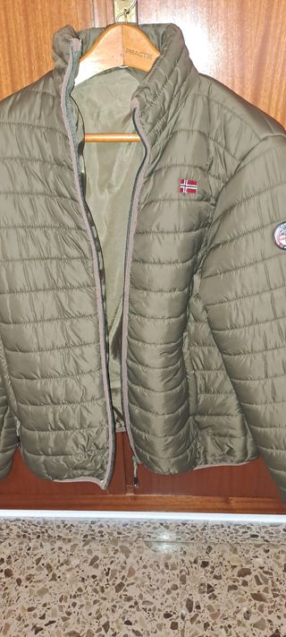 Chaqueta acolchada verde Talla L