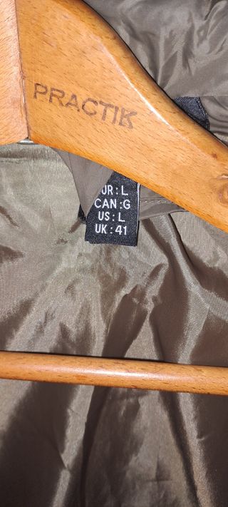 Chaqueta acolchada verde Talla L