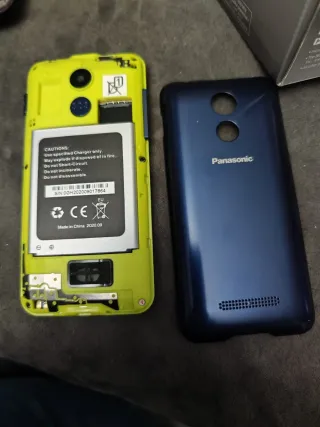 Panasonic KX-TU155 EXCN Teléfono Móvil Azul/Verde